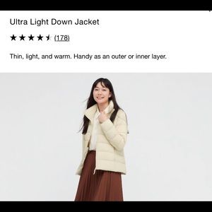 Ultra Light Down Jacket Uniqlo